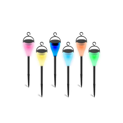 qualità  Outdoor LANDSCAPE Hesoray Landscape Color Changing Waterproof LED Hanging Plastic Solar Garden Pathway Light fabbrica